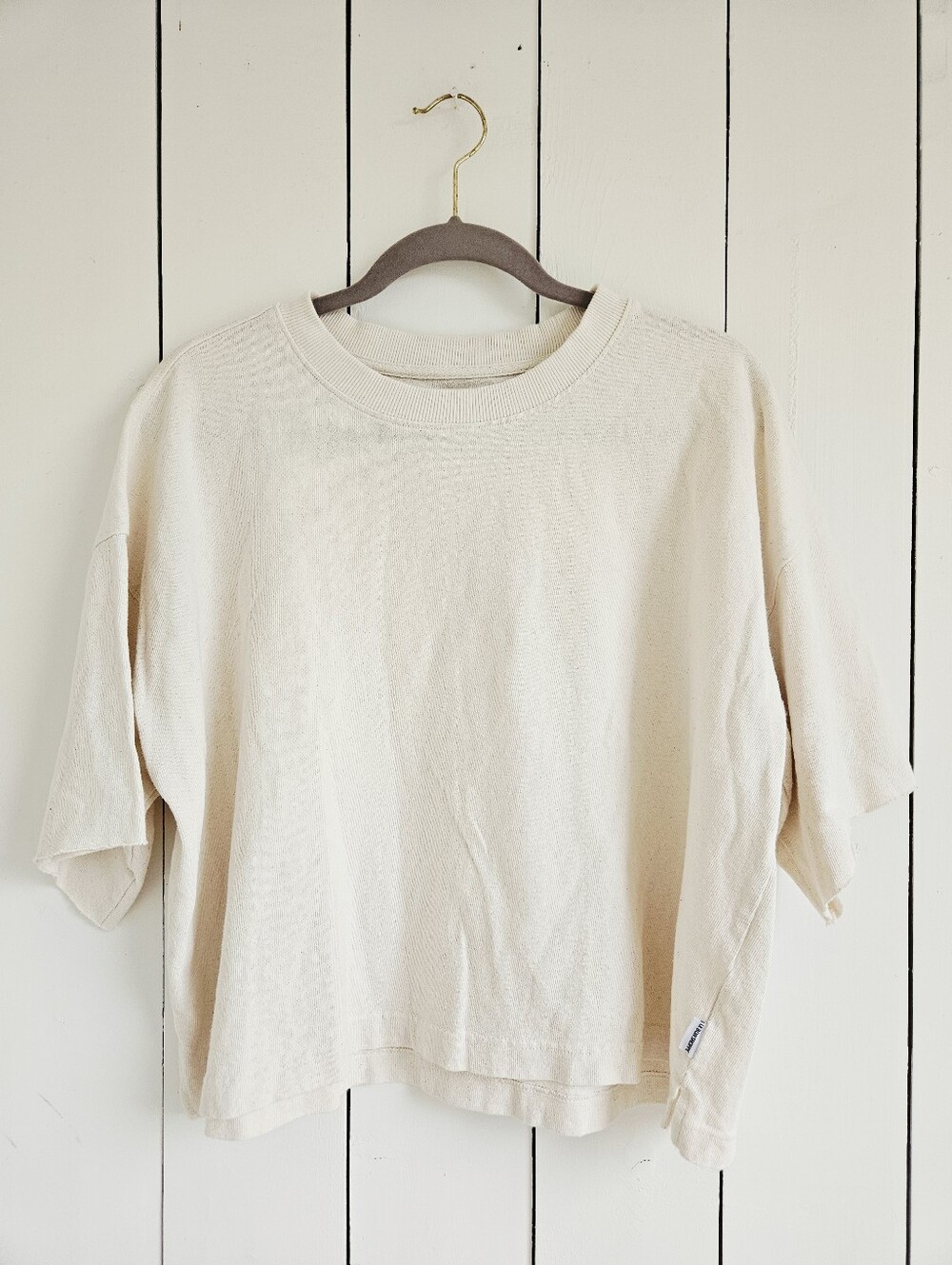 Le Bon Shoppe Au Naturel Collection Tee Size M White Short Sleeve T Shirt
